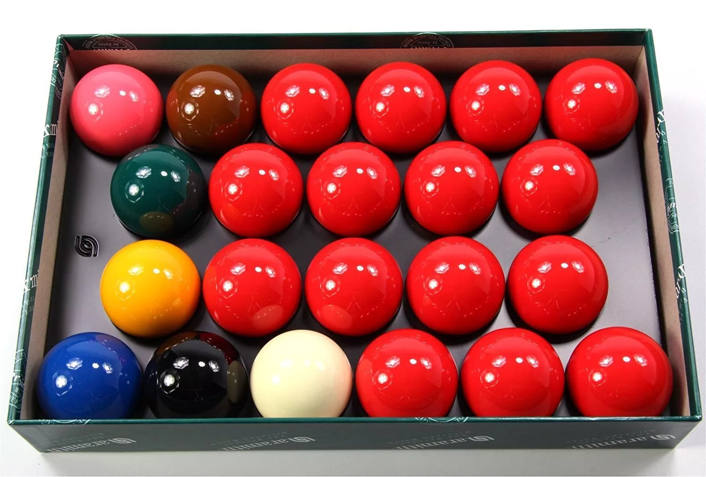 Aramith Premier 2 1/16th (52mm) Full Size Snooker Ball Set