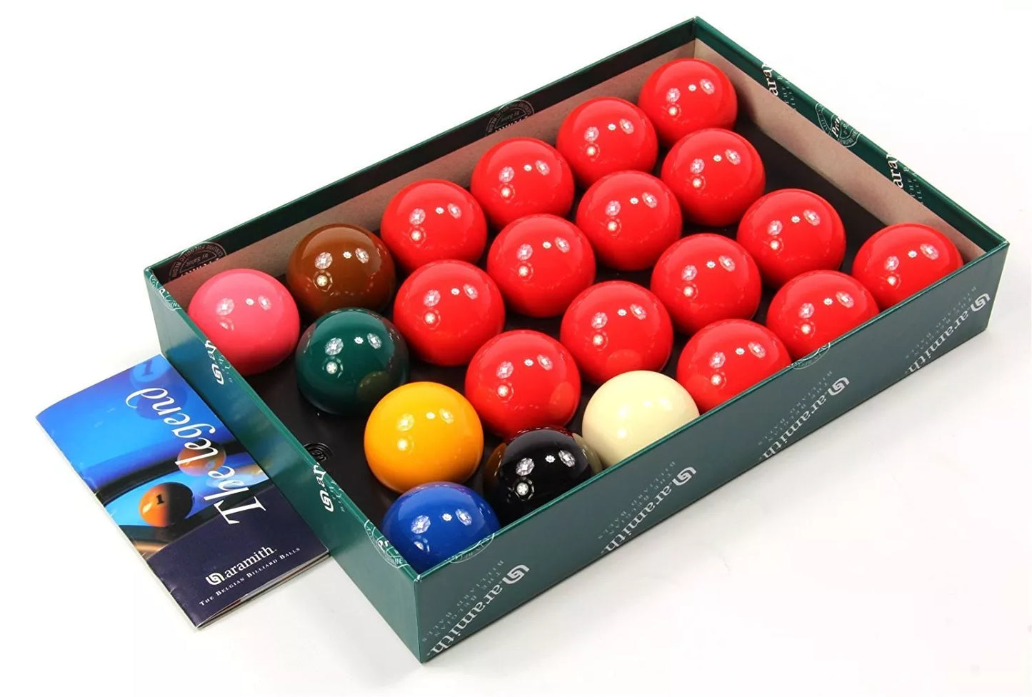 Aramith Premier 2 1/16th (52mm) Full Size Snooker Ball Set