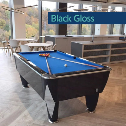 SAM Atlantic Champion English Pool Table | Black Gloss