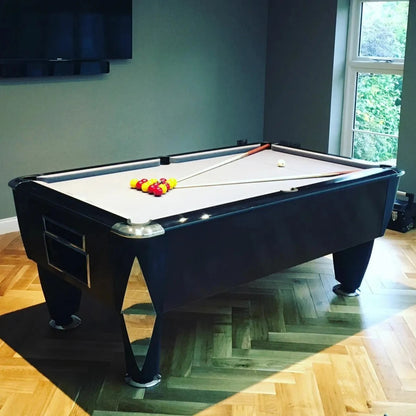 SAM Atlantic Champion English Pool Table | Black Gloss