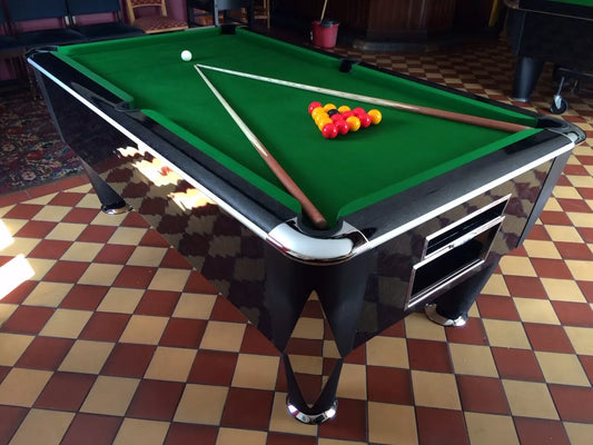 SAM Atlantic Champion English Pool Table | Black Gloss