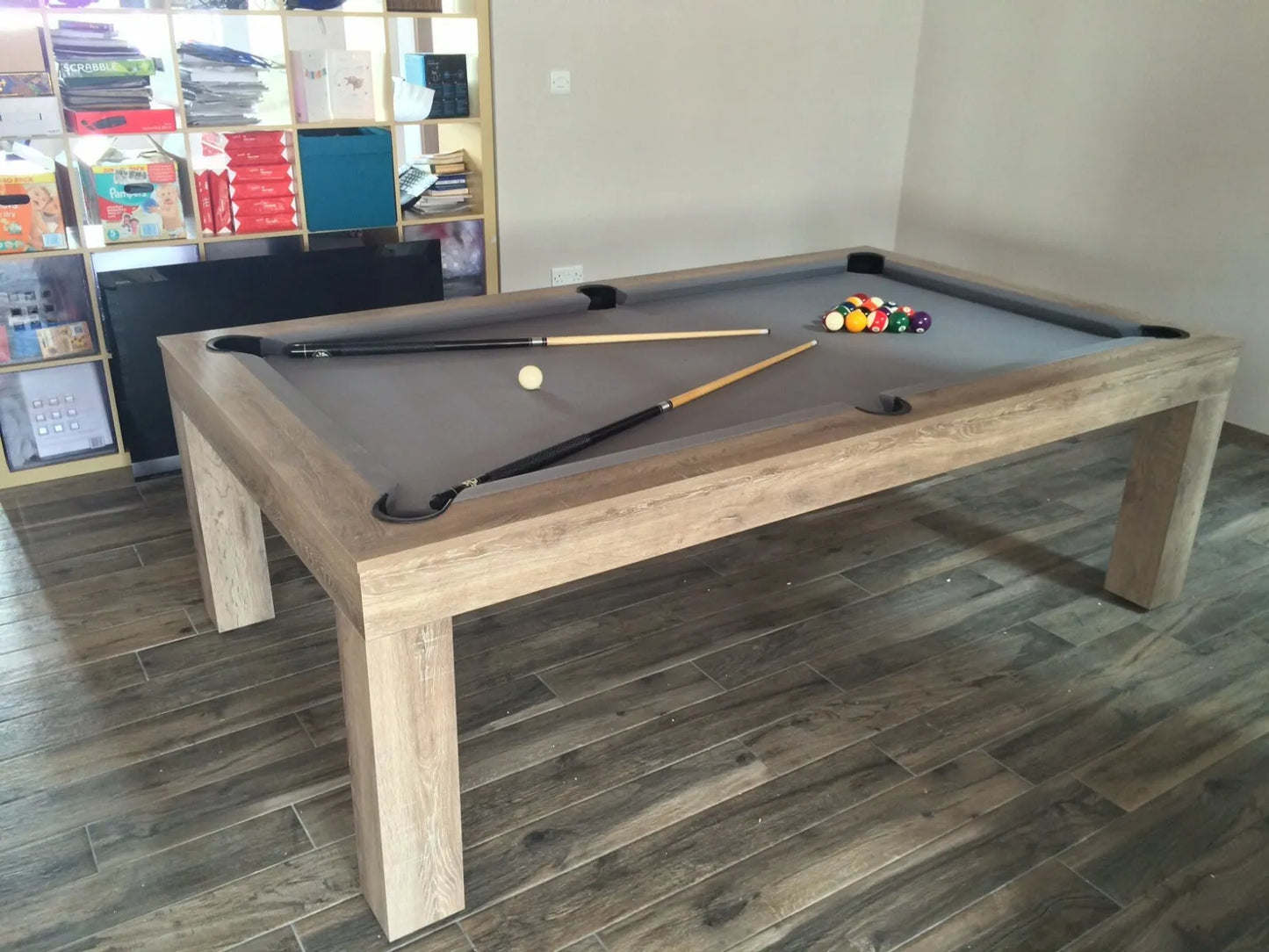 Milano Pool Dining Table | Rustic Oak