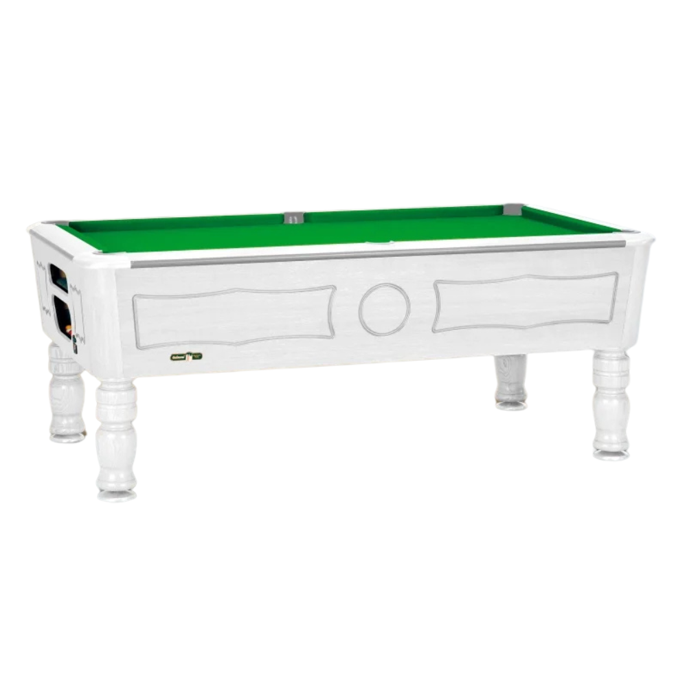 SAM Balmoral Champion English Pool Table | White